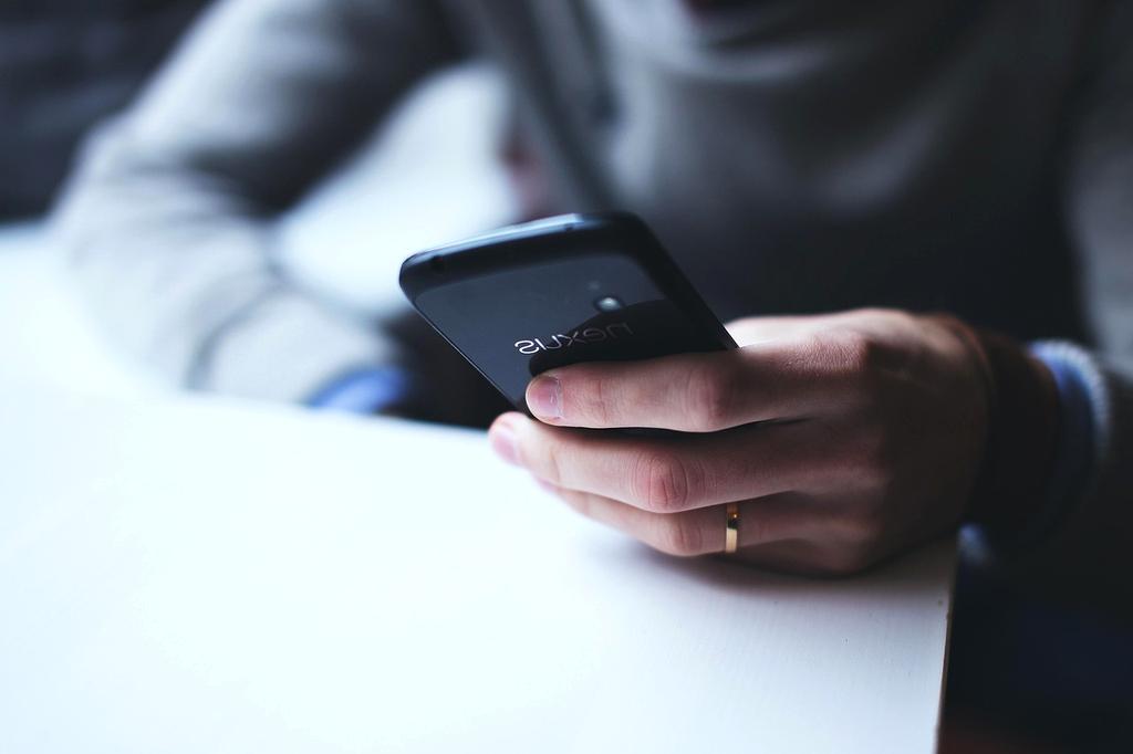 Collage of digital communication solution elements with futuristic tech